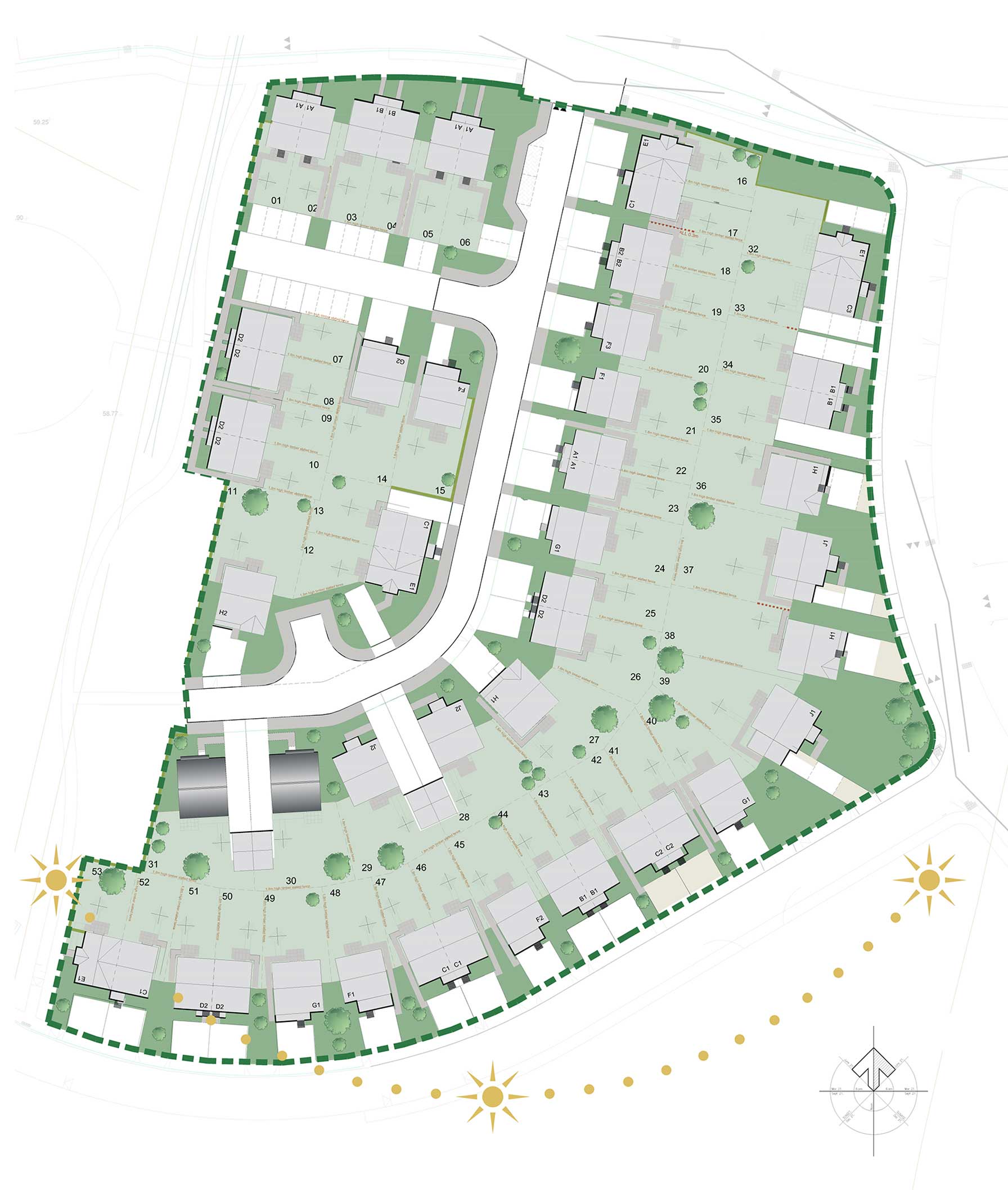 Crest of Lochter Site Plan